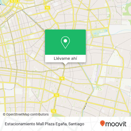 Mapa de Estacionamiento Mall Plaza Egaña