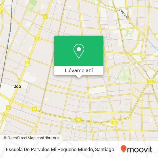 Mapa de Escuela De Parvulos Mi Pequeño Mundo