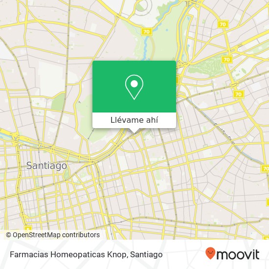 Mapa de Farmacias Homeopaticas Knop