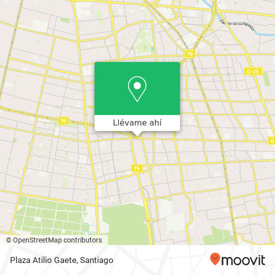 Mapa de Plaza Atilio Gaete