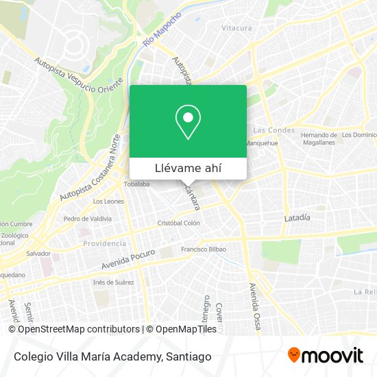 Mapa de Colegio Villa María Academy