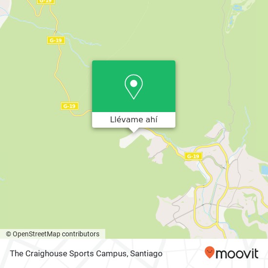 Mapa de The Craighouse Sports Campus