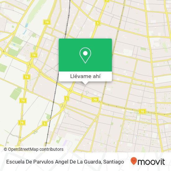Mapa de Escuela De Parvulos Angel De La Guarda