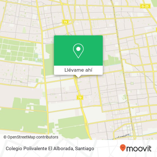 Mapa de Colegio Polivalente El Alborada