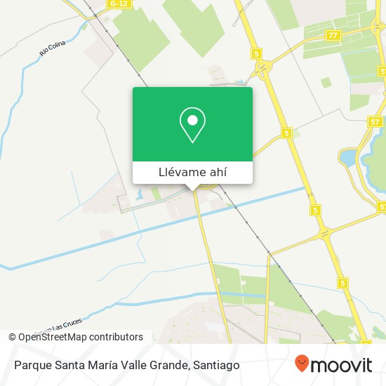 Mapa de Parque Santa María Valle Grande