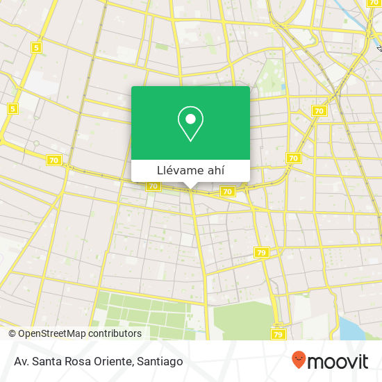 Mapa de Av. Santa Rosa Oriente