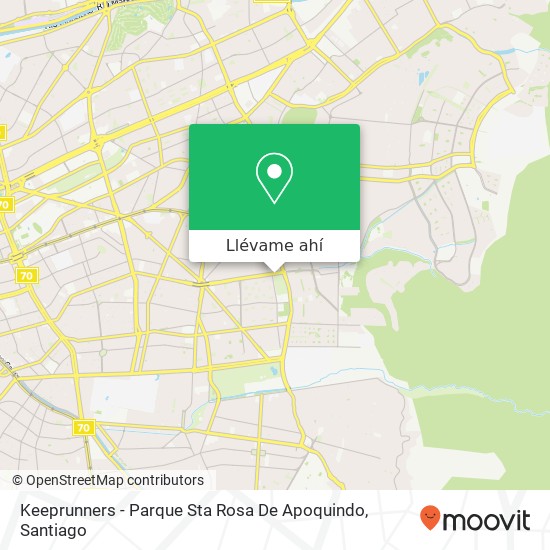 Mapa de Keeprunners - Parque Sta Rosa De Apoquindo