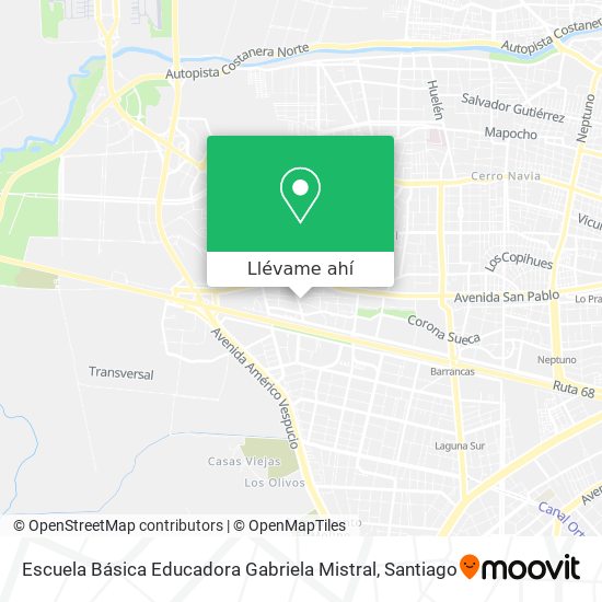 Mapa de Escuela Básica Educadora Gabriela Mistral