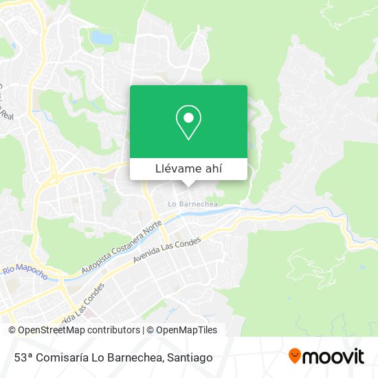 Mapa de 53ª Comisaría Lo Barnechea