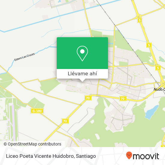 Mapa de Liceo Poeta Vicente Huidobro