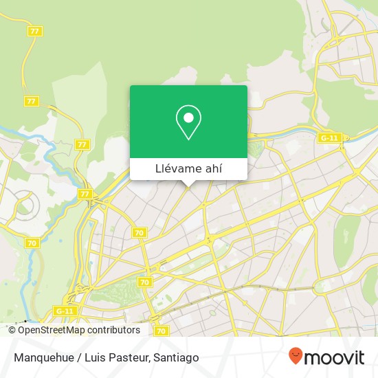 Mapa de Manquehue / Luis Pasteur