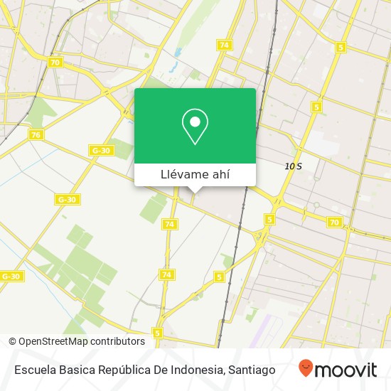 Mapa de Escuela Basica República De Indonesia