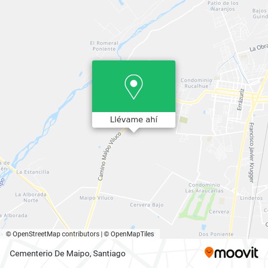 Mapa de Cementerio De Maipo