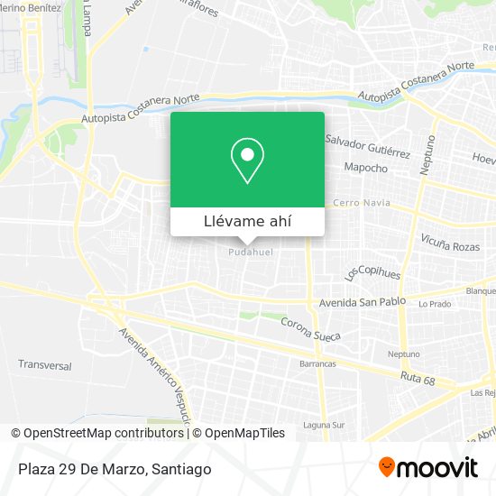 Mapa de Plaza 29 De Marzo