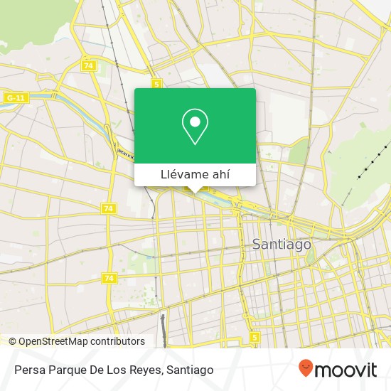 Mapa de Persa Parque De Los Reyes