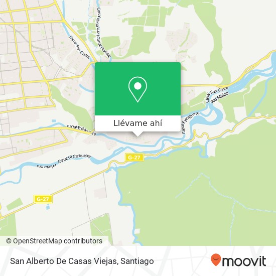 Mapa de San Alberto De Casas Viejas