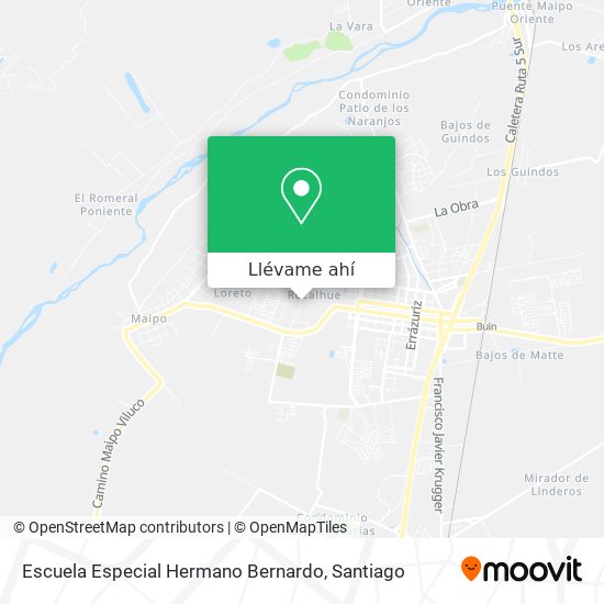 Mapa de Escuela Especial Hermano Bernardo