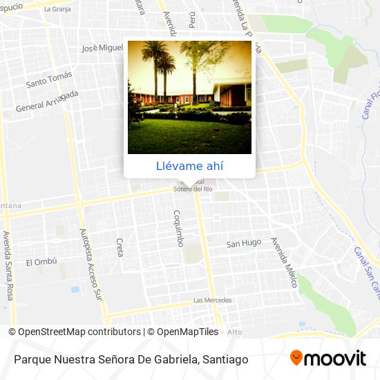 Mapa de Parque Nuestra Señora De Gabriela