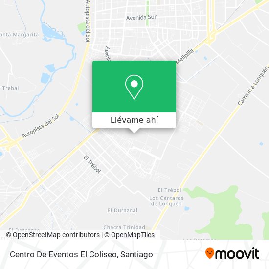 Mapa de Centro De Eventos El Coliseo