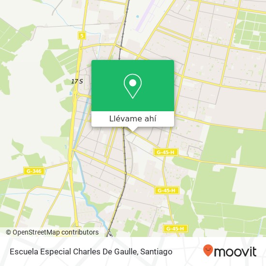 Mapa de Escuela Especial Charles  De Gaulle
