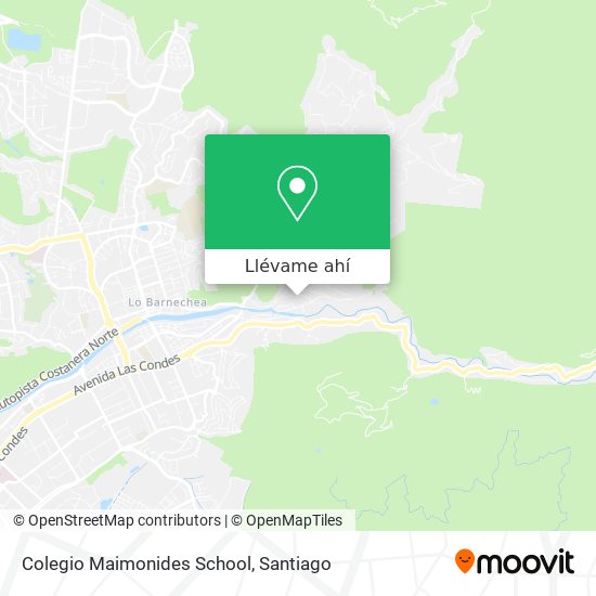 Mapa de Colegio Maimonides School