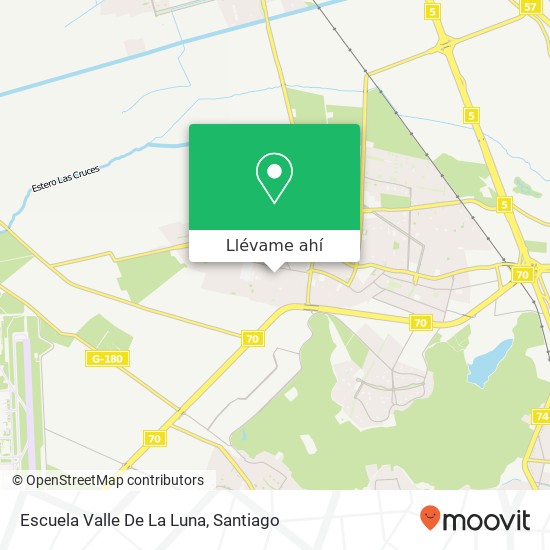 Mapa de Escuela Valle De La Luna