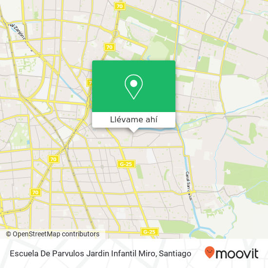 Mapa de Escuela De Parvulos Jardin Infantil Miro