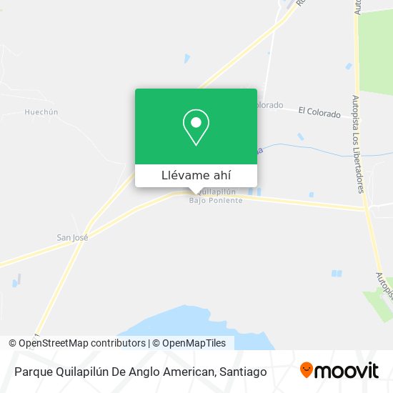 Mapa de Parque Quilapilún De Anglo American