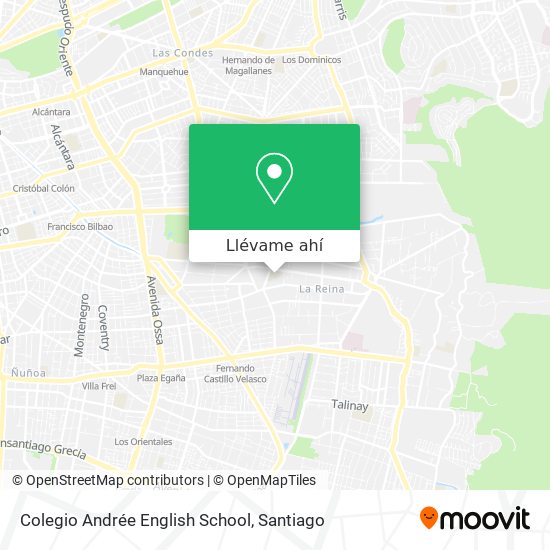 Mapa de Colegio Andrée English School