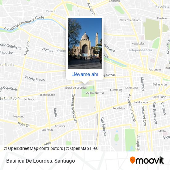 Mapa de Basílica De Lourdes