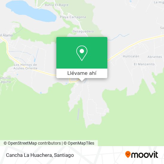 Mapa de Cancha La Huachera