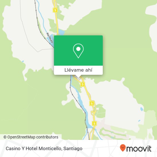Mapa de Casino Y Hotel Monticello
