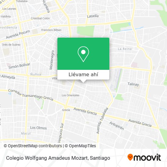 Mapa de Colegio Wolfgang Amadeus Mozart