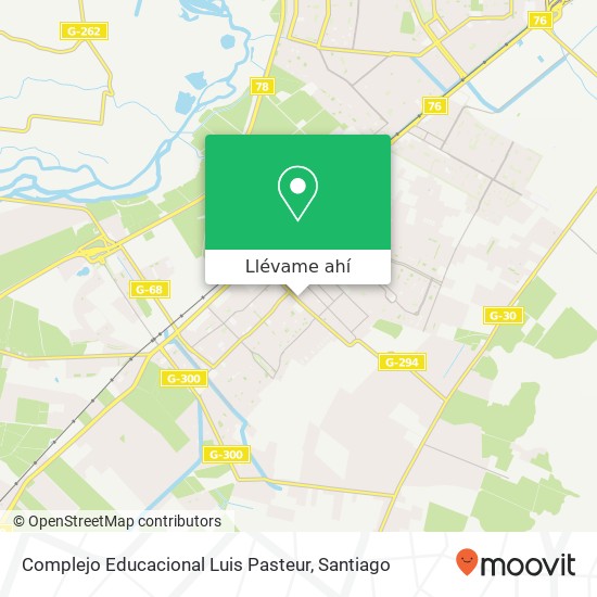 Mapa de Complejo Educacional Luis Pasteur