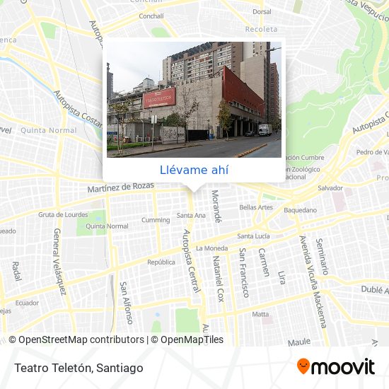 Mapa de Teatro Teletón