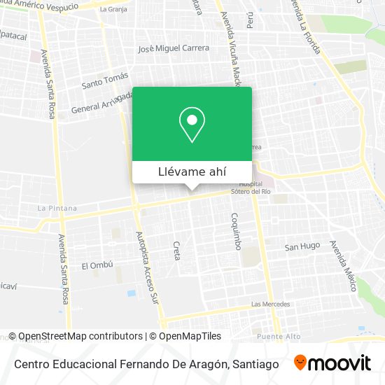 Mapa de Centro Educacional Fernando De Aragón