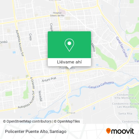 Mapa de Policenter Puente Alto