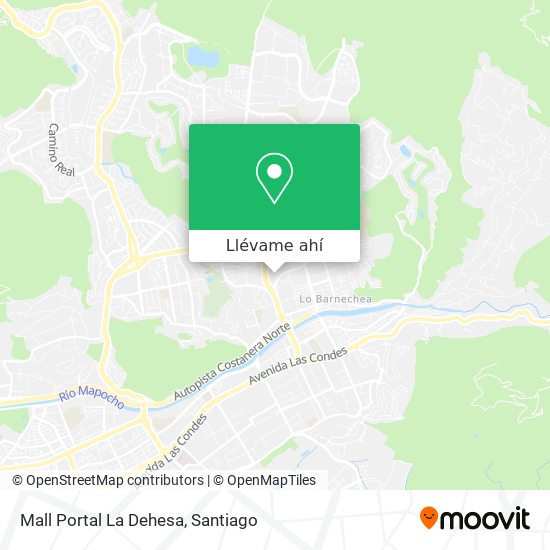 Mapa de Mall Portal La Dehesa