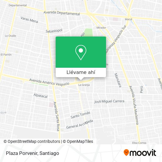 Mapa de Plaza Porvenir