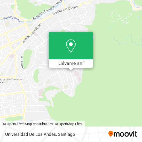 Mapa de Universidad De Los Andes