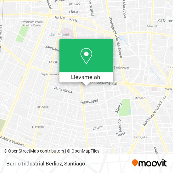 Mapa de Barrio Industrial Berlioz
