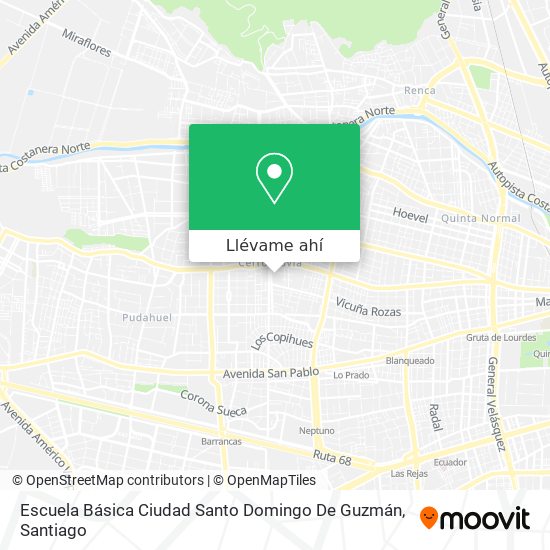 Mapa de Escuela Básica Ciudad Santo Domingo De Guzmán