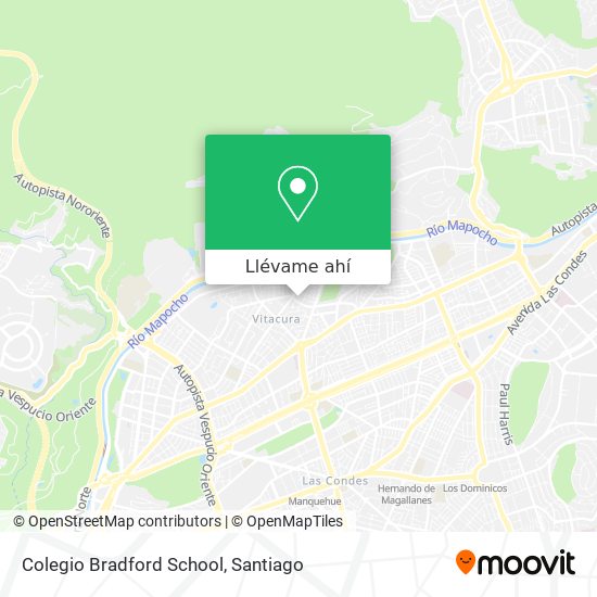 Mapa de Colegio Bradford School