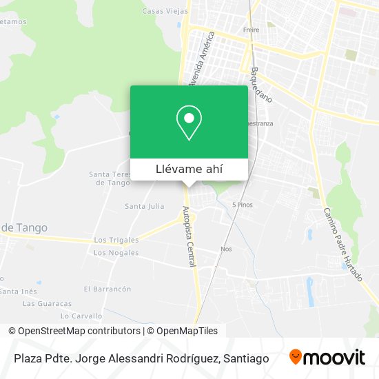 Mapa de Plaza Pdte. Jorge Alessandri Rodríguez