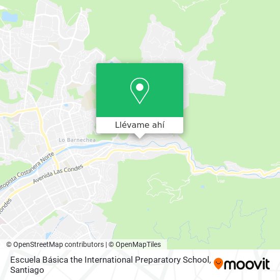 Mapa de Escuela Básica the International Preparatory School