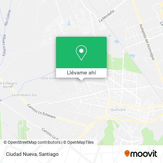 Mapa de Ciudad Nueva