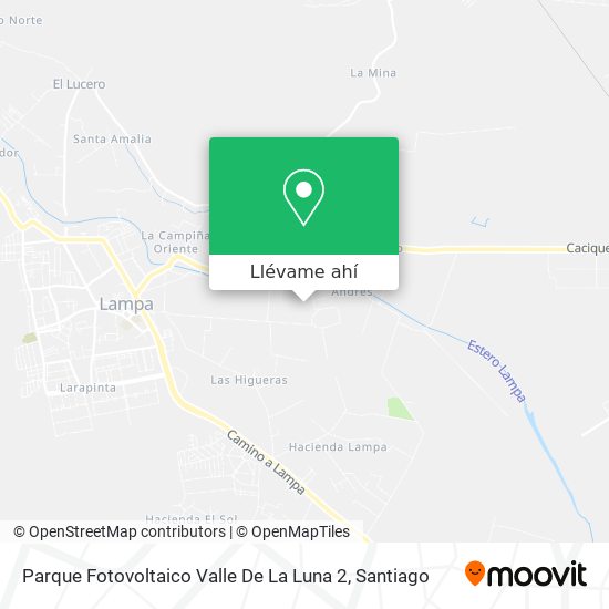 Mapa de Parque Fotovoltaico Valle De La Luna 2