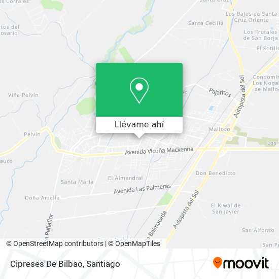 Mapa de Cipreses De Bilbao