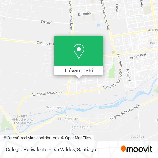 Mapa de Colegio Polivalente Elisa Valdes