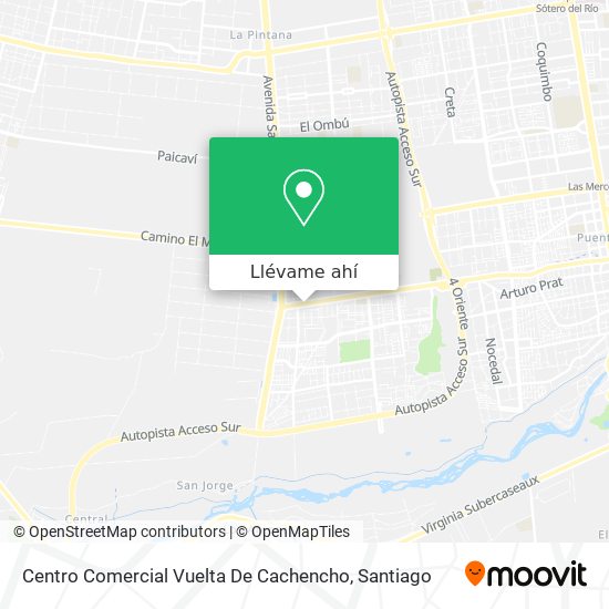 Mapa de Centro Comercial Vuelta De Cachencho